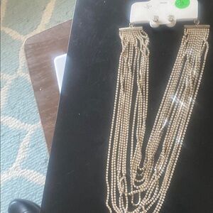 Elegant Gold Multi-Strand Necklace